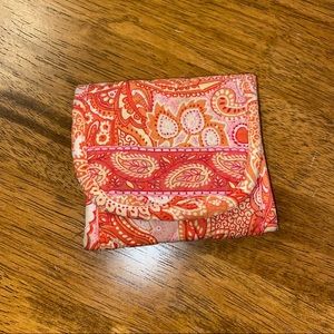 Vera Bradley floral paisley sherbet trifold wallet